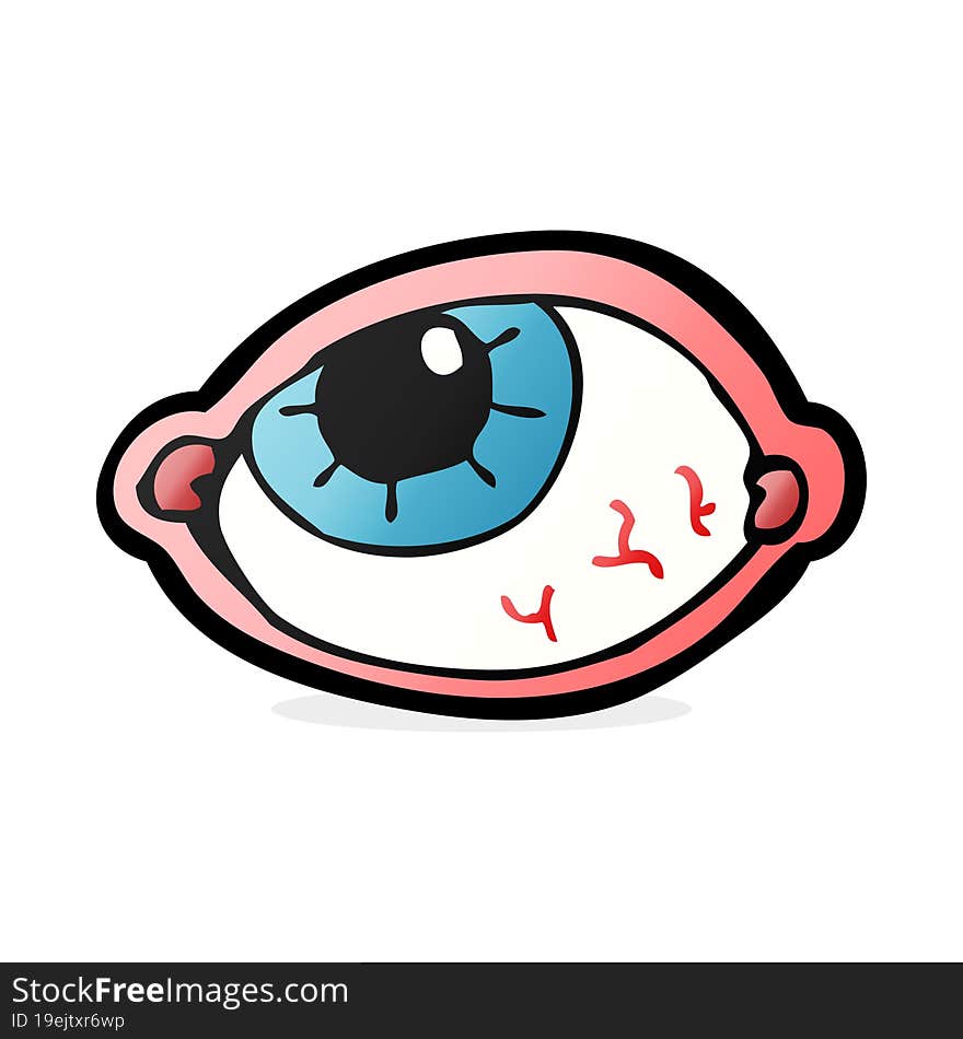 cartoon spooky eye