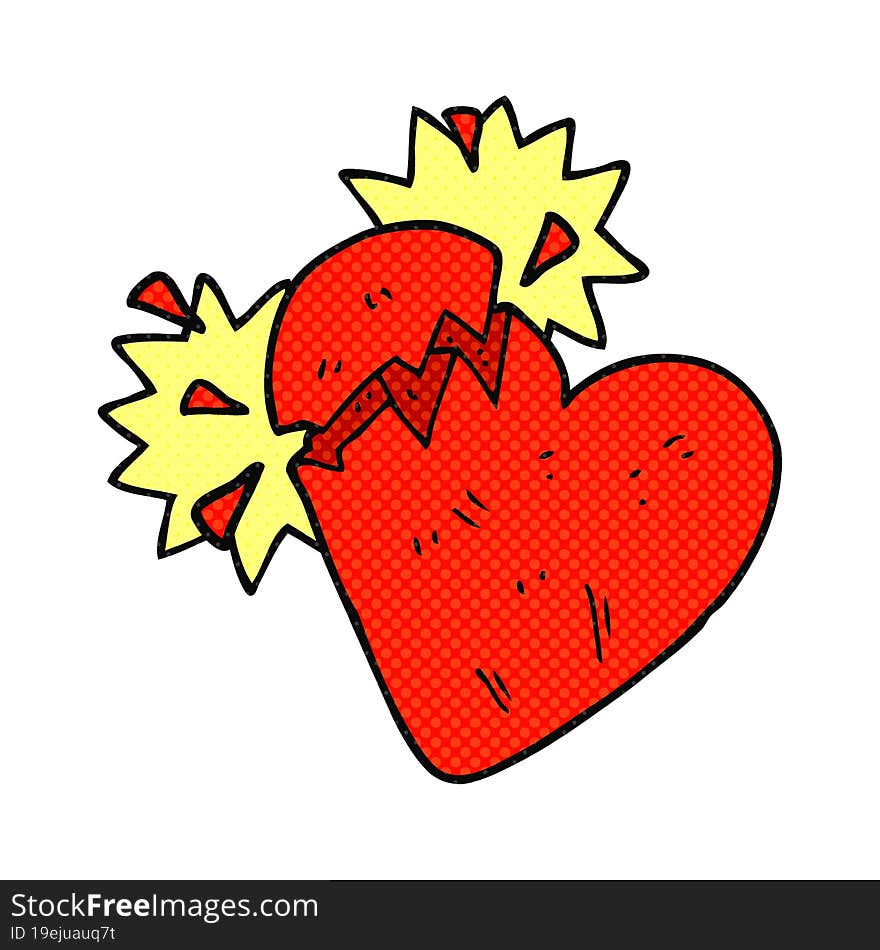 Cartoon Broken Heart