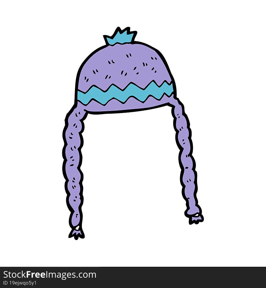 cartoon cool hat