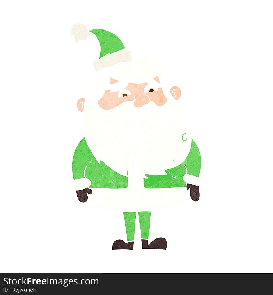 cartoon santa claus