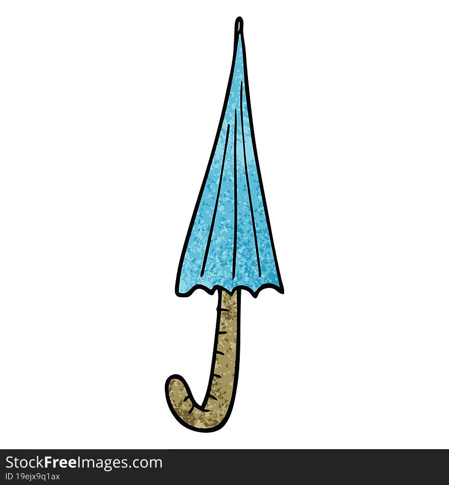 cartoon doodle umbrella