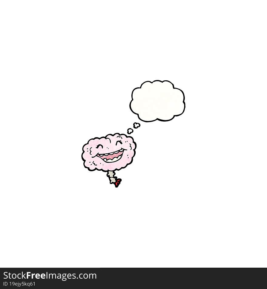 laughing brain cartoon