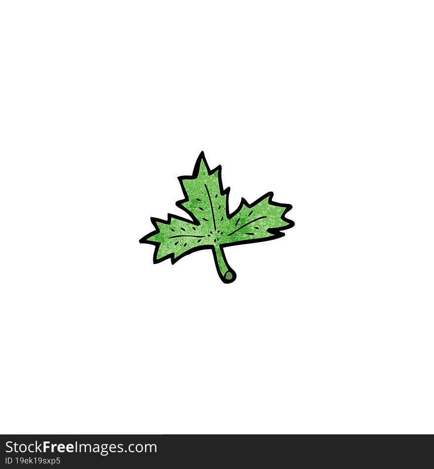 cartoon leaf