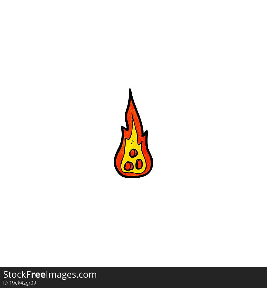 cartoon flames