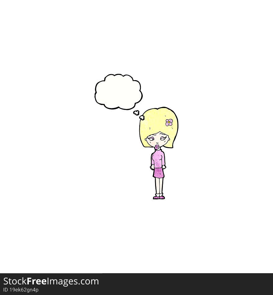 Cartoon Blond Woman