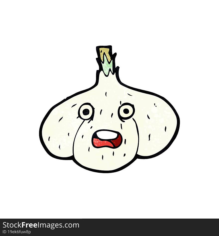 Cartoon Garlic