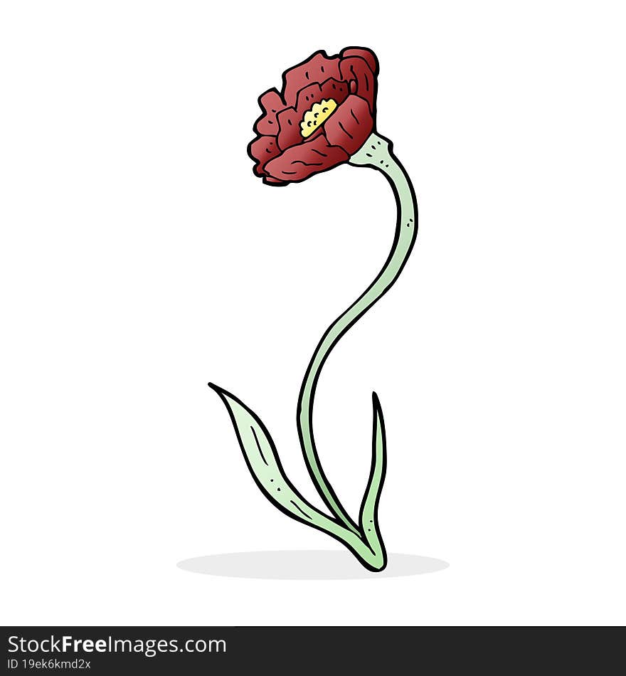 cartoon flower