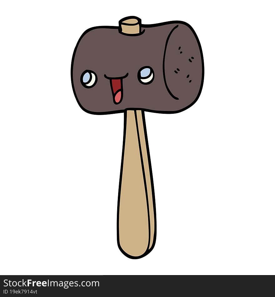 cartoon mallet