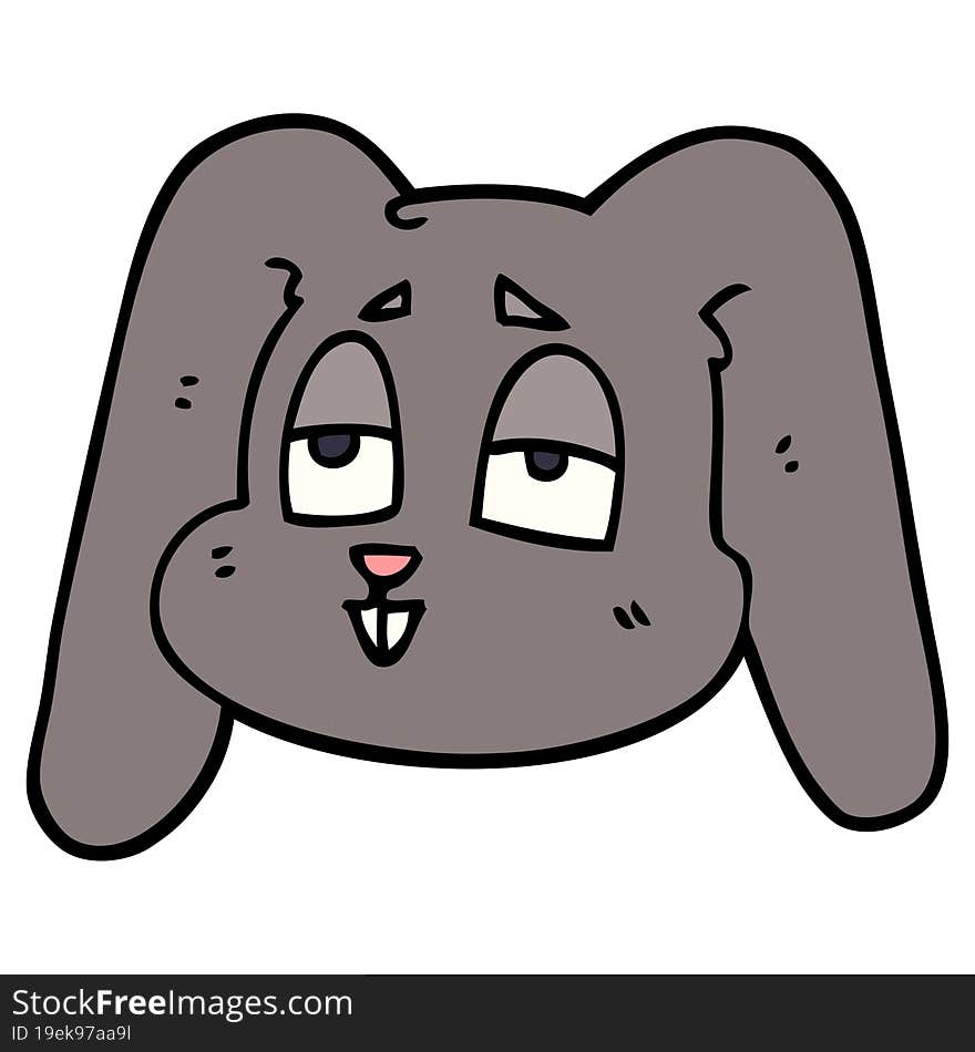 cartoon doodle bunny rabbit