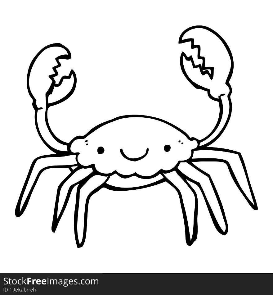 cartoon crab