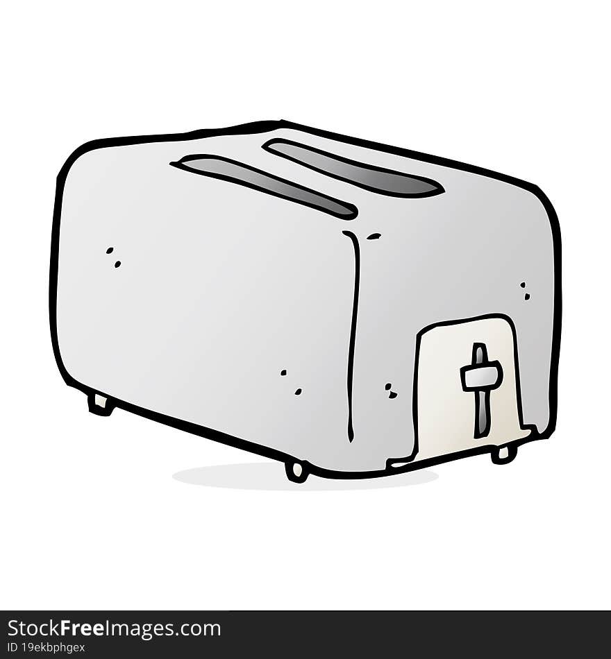 cartoon toaster