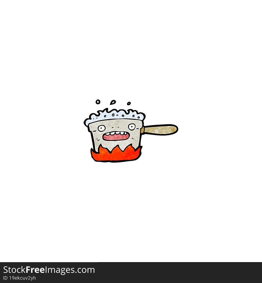 Bubbling Kitchen Pot Cartoon