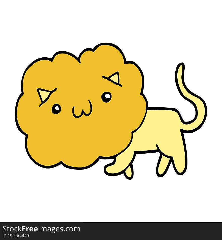 Cartoon Lion