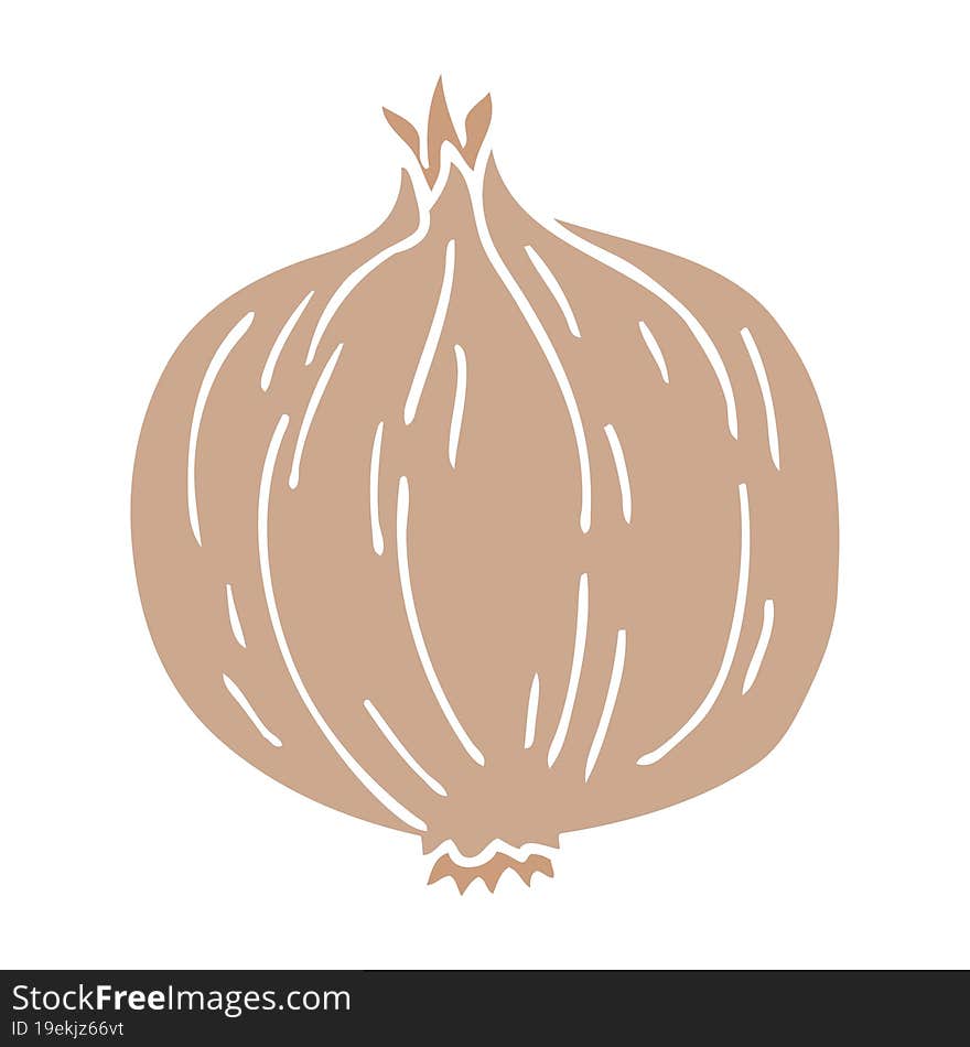 cartoon doodle onion