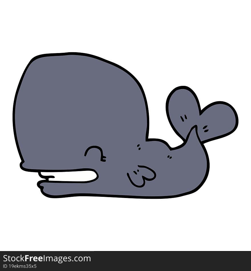 cartoon whale