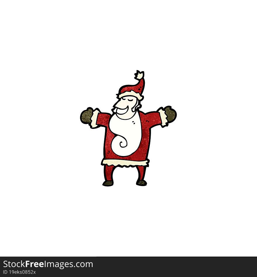 cartoon santa claus