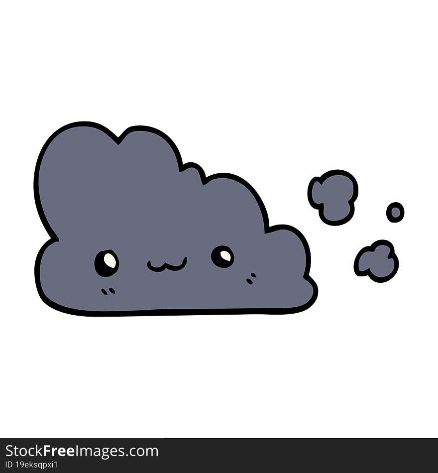 cute cartoon cloud