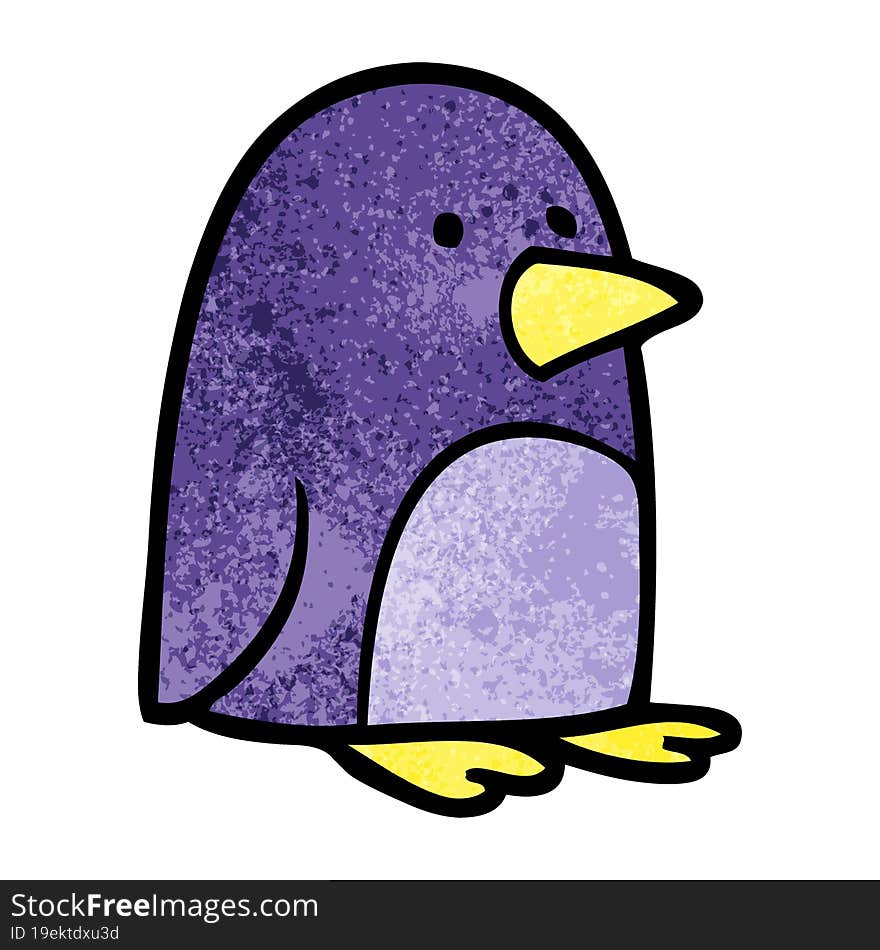 cartoon doodle small penguin