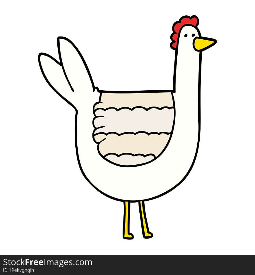 cartoon chicken. cartoon chicken