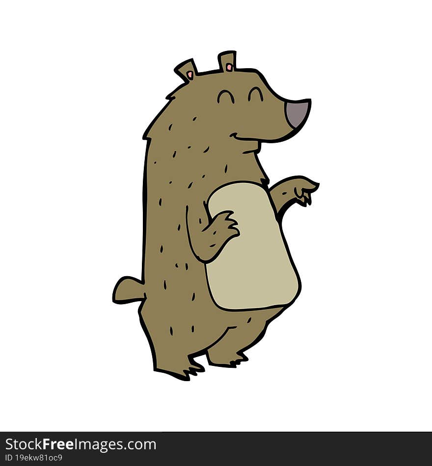 cartoon bear