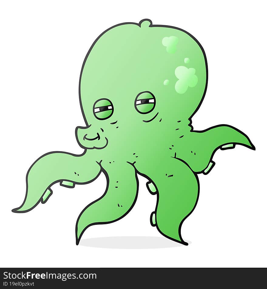 cartoon octopus