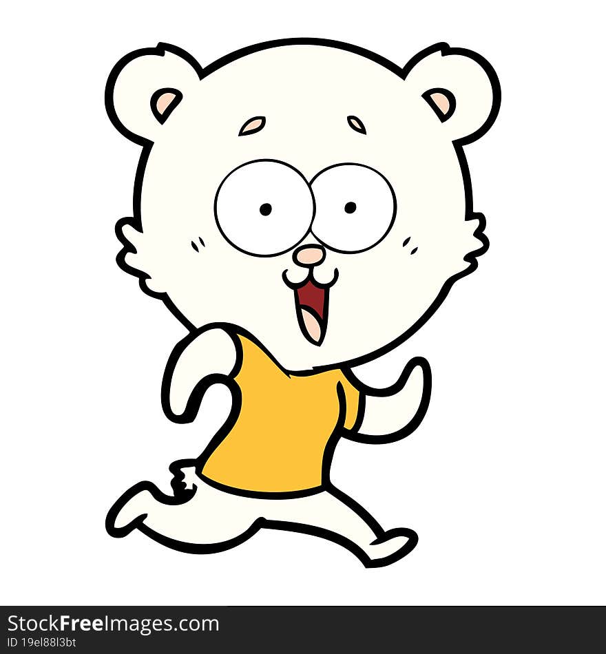 laughing teddy  bear cartoon. laughing teddy  bear cartoon