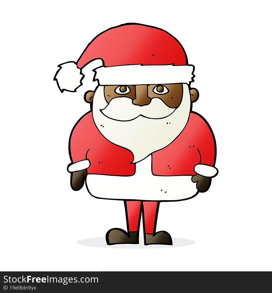 cartoon santa claus