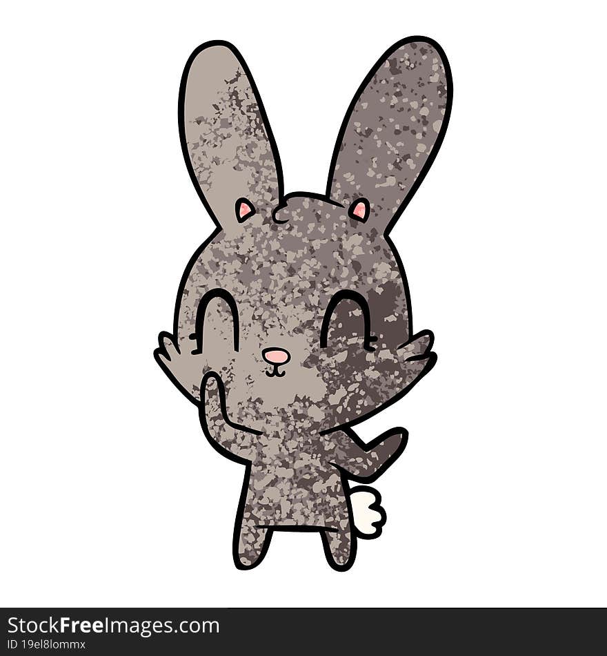 cute cartoon rabbit. cute cartoon rabbit