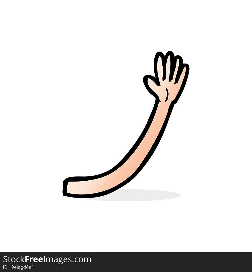 cartoon arm