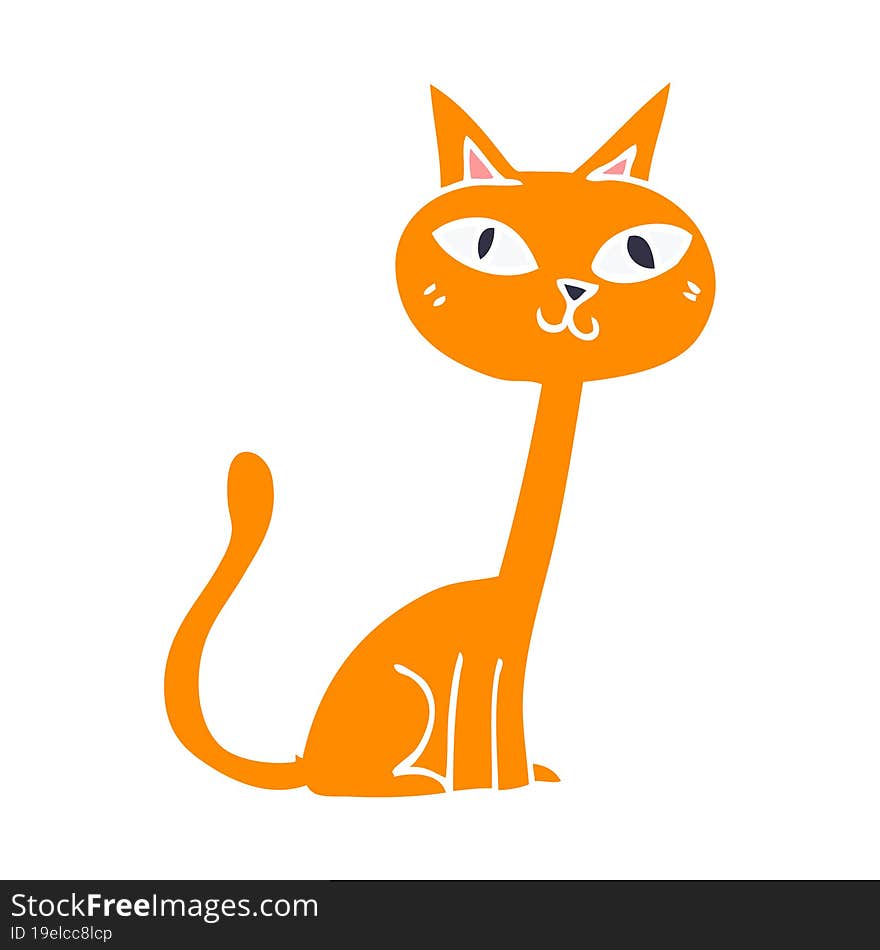 Cartoon Doodle Cat