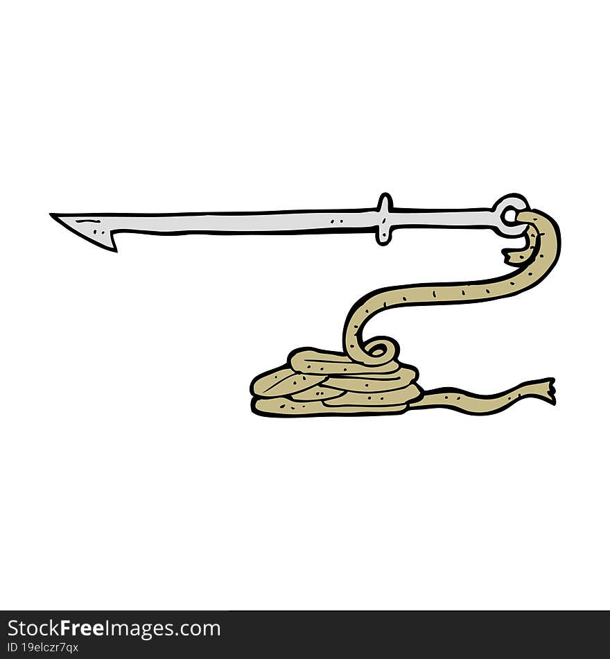 cartoon harpoon