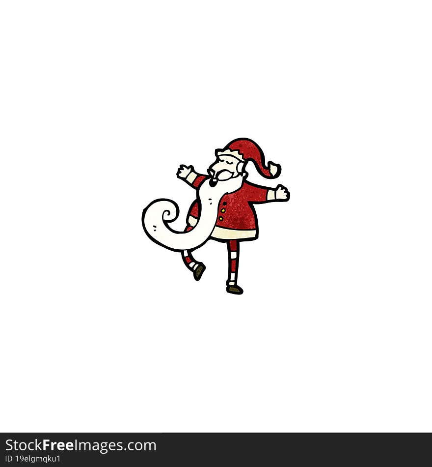 cartoon santa claus