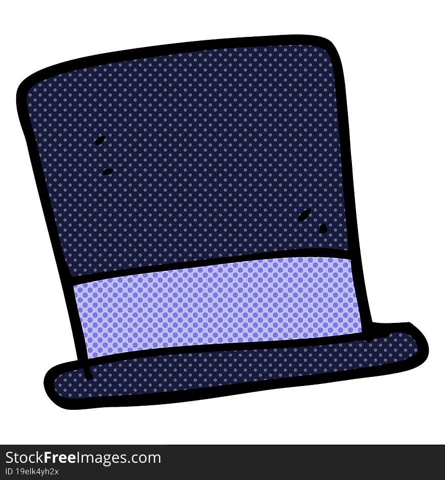 cartoon top hat