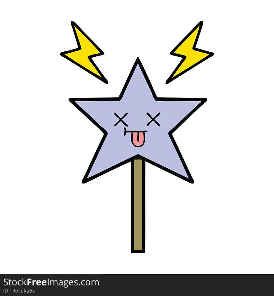 Cute Cartoon Magic Wand