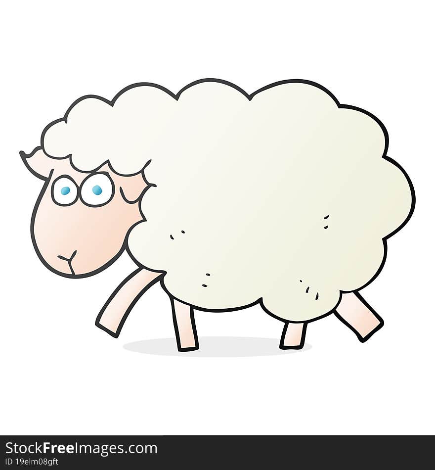 cartoon sheep