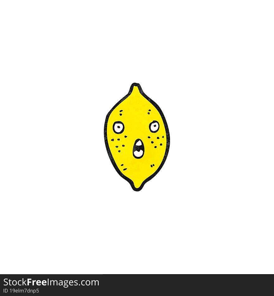 cute cartoon lemon