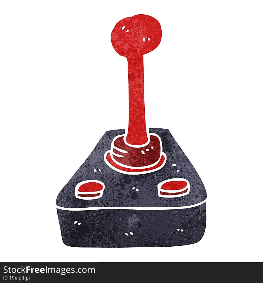 Retro Cartoon Joystick