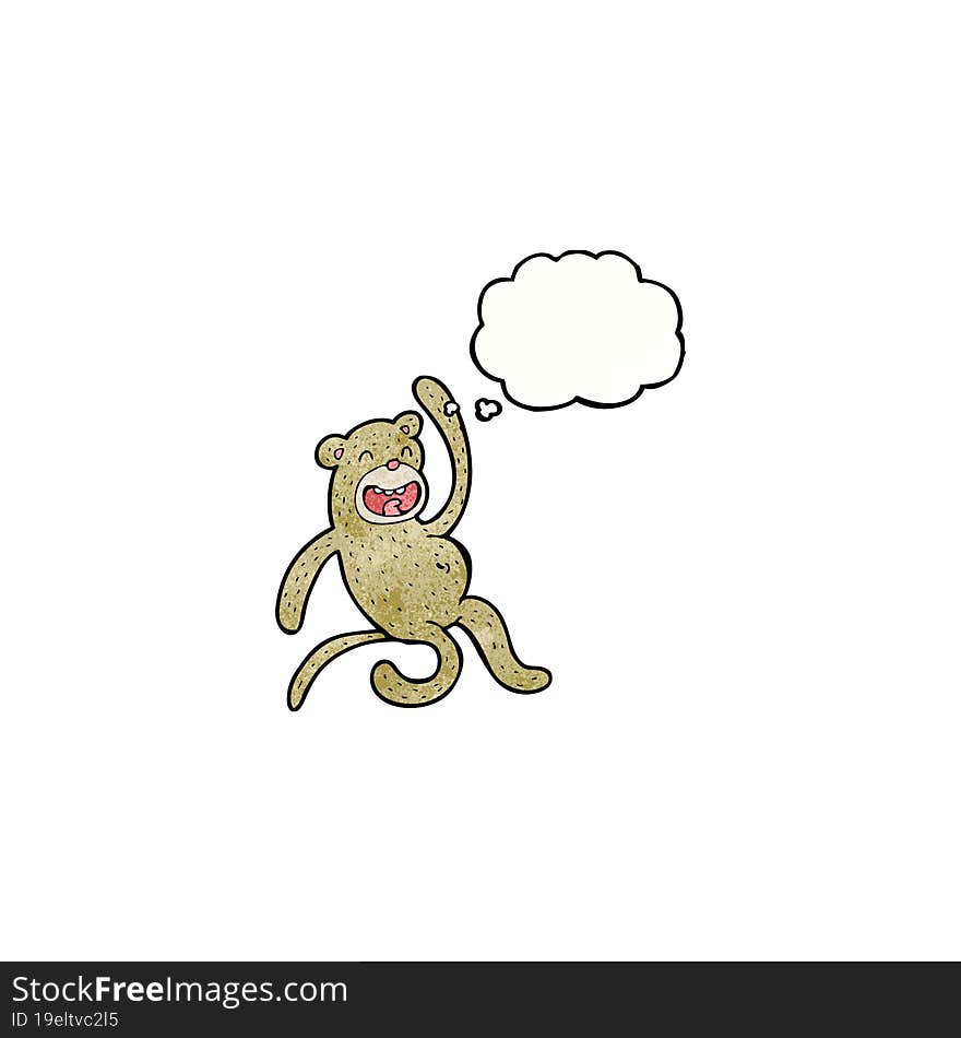 cartoon crazy monkey