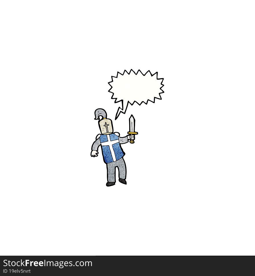 cartoon knight