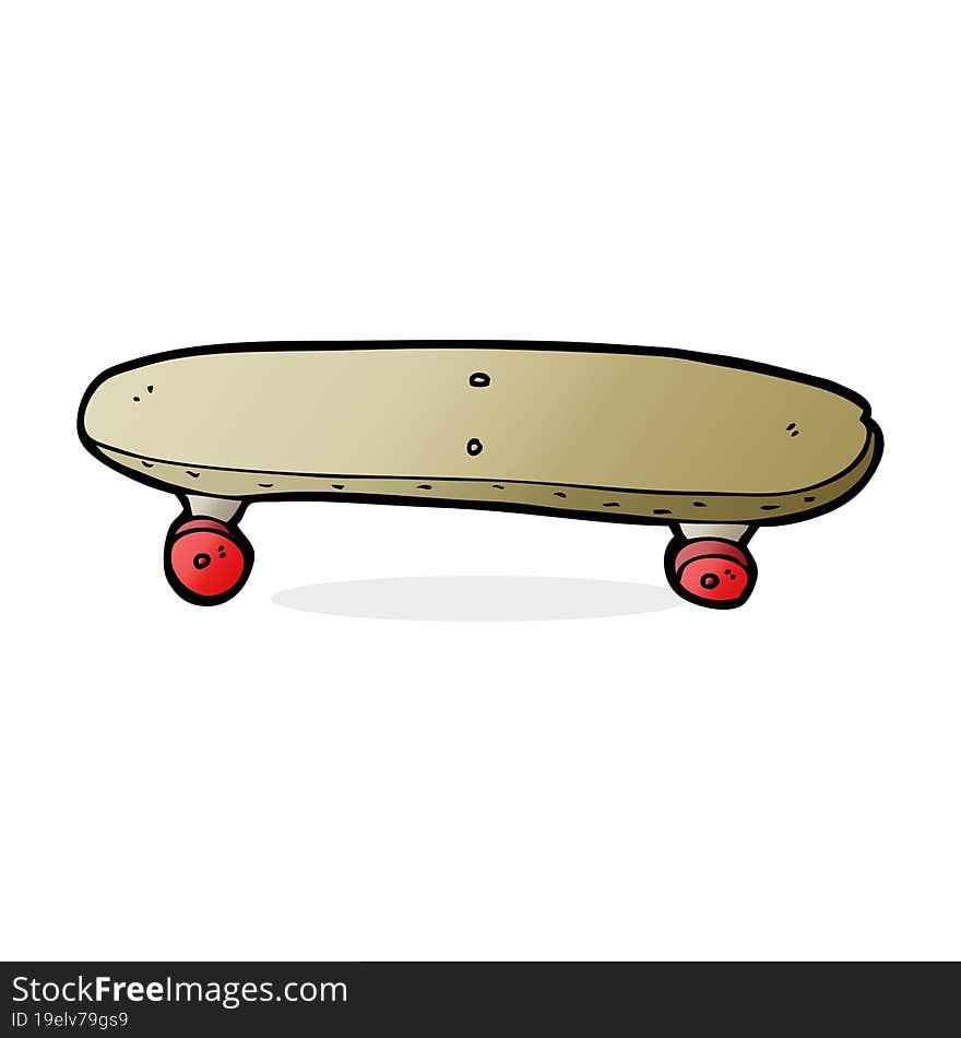 Cartoon Skateboard