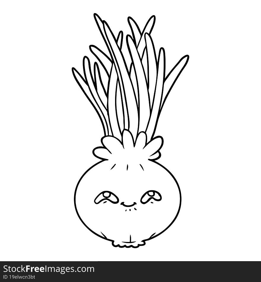 cartoon onion. cartoon onion