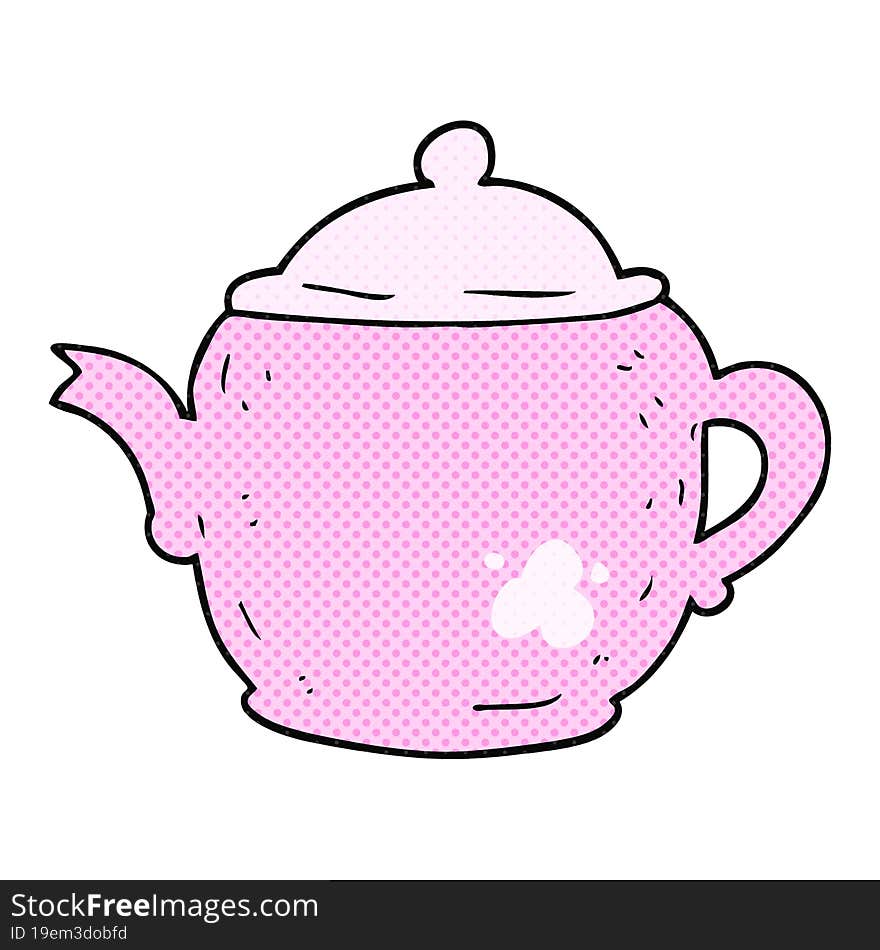 cartoon teapot