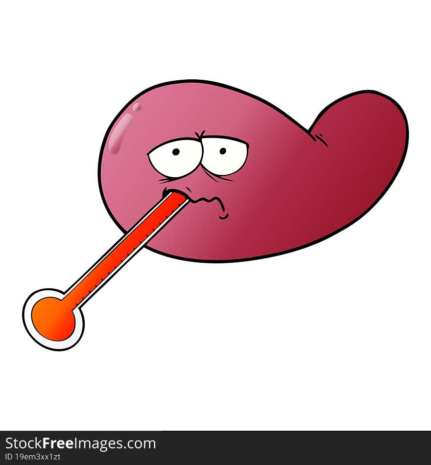 cartoon ill gall bladder. cartoon ill gall bladder