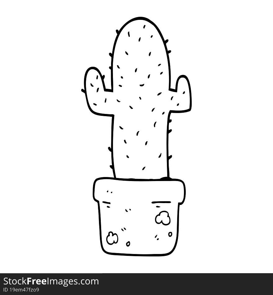 cartoon cactus