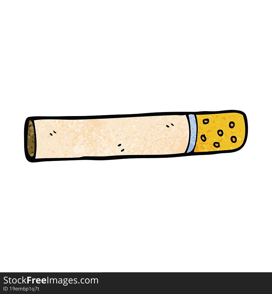 Cartoon Doodle Cigarette