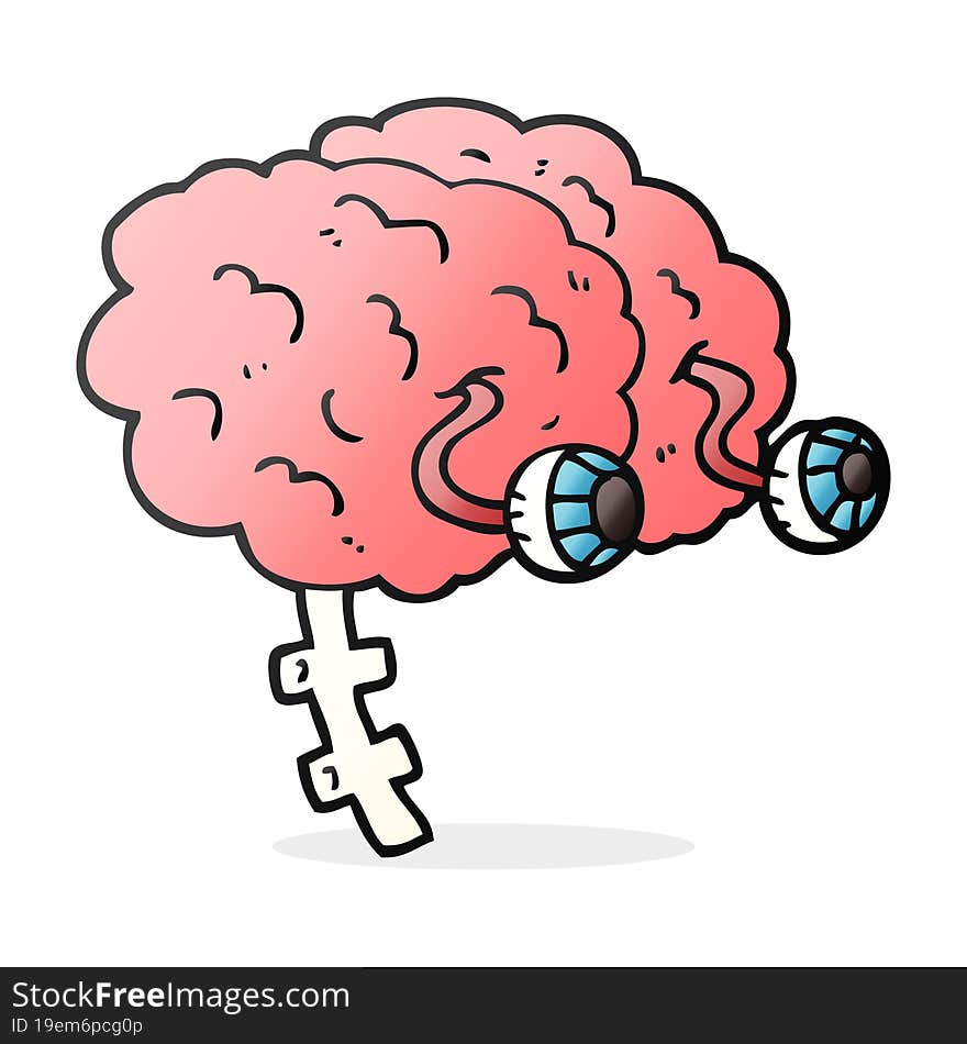 cartoon brain