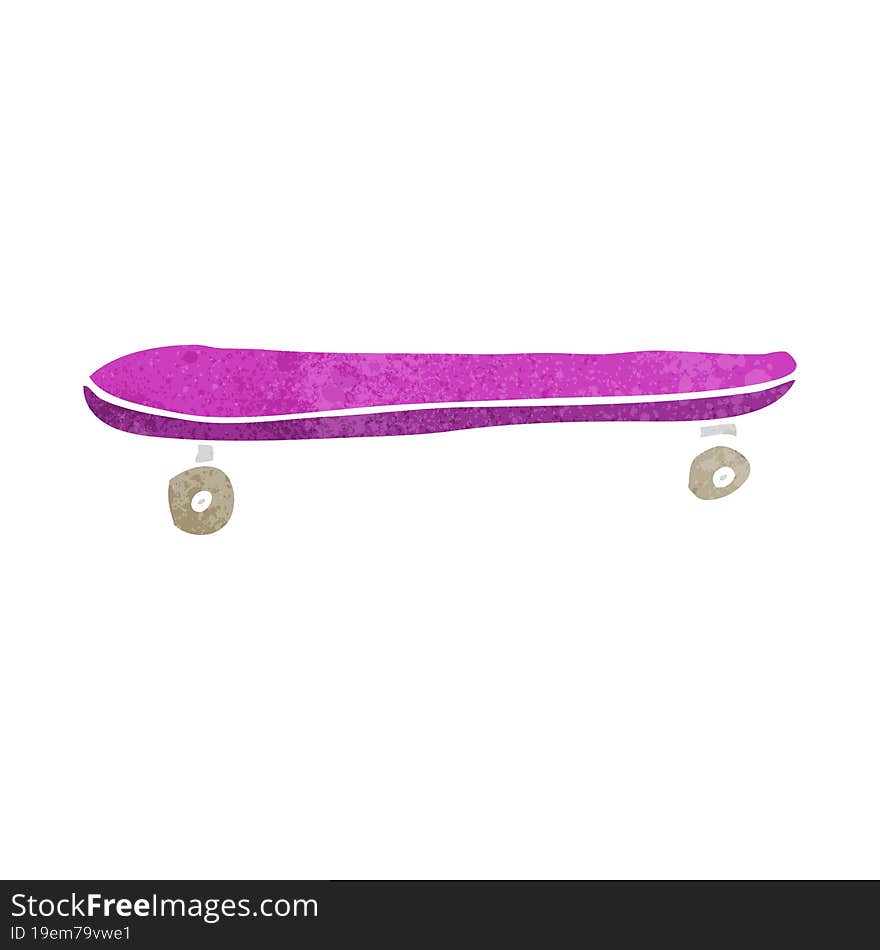 cartoon skateboard