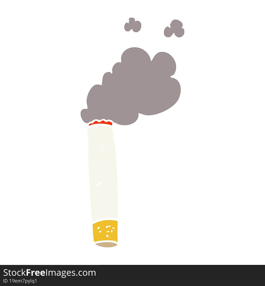 cartoon doodle cigarette