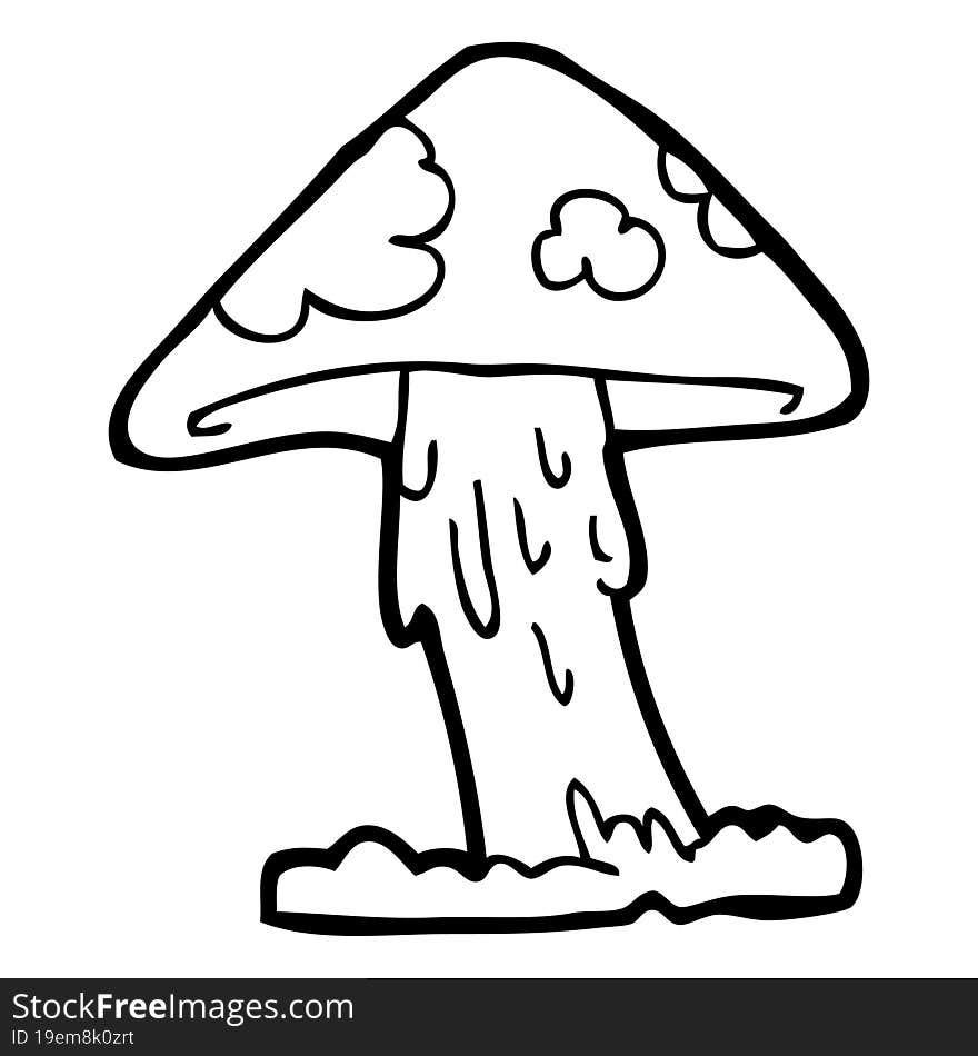 cartoon mushroom