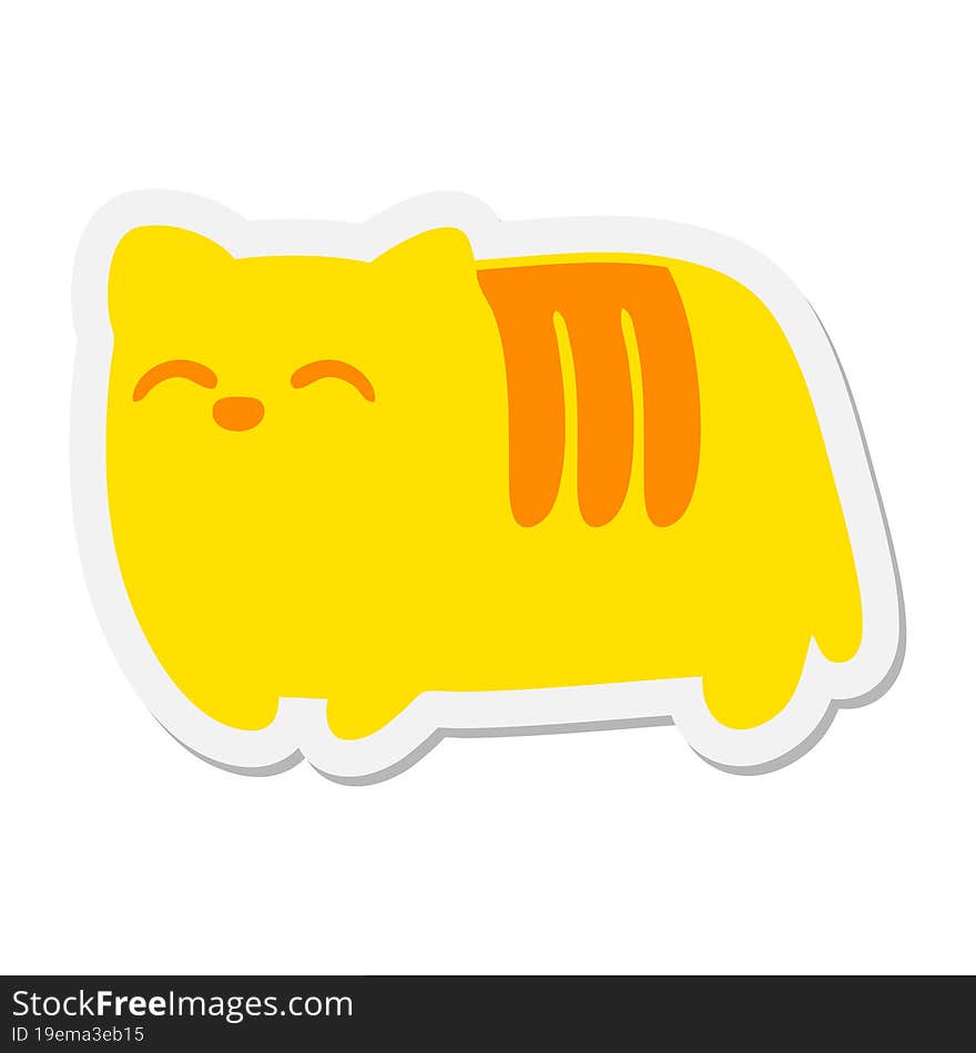 loaf cat sticker